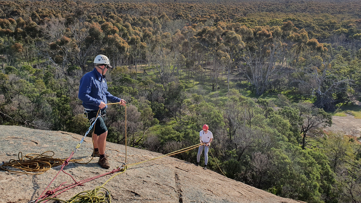 Featured image for “Abseil Locally – You Yangs & Anakie”